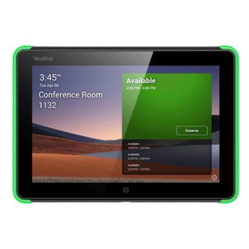Yealink RoomPanel Plus, Black 10'' room scheduling panel for Teams, Zoom and others (1303124)