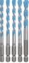 BOSCH HEX-9 MC Drill Bit Set 5 pcs  5.5/6/7/8 (2608900586)