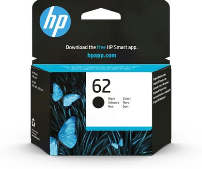 HP Original HP 62-blækpatron,  sort (C2P04AE#301)