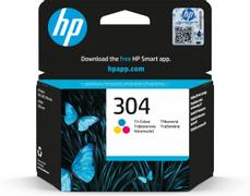 HP 304 - Colour (cyan, magenta, yellow) - original - ink cartridge - for AMP 130, Deskjet 26XX, 37XX, ENVY 50XX