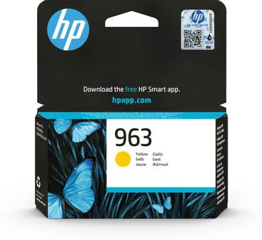 HP 963 - 10.7 ml - yellow - original - Officejet - ink cartridge - for Officejet Pro 9010, 9012, 9014, 9015, 9016, 9019, 9020, 9022, 9025 (3JA25AE#BGX)