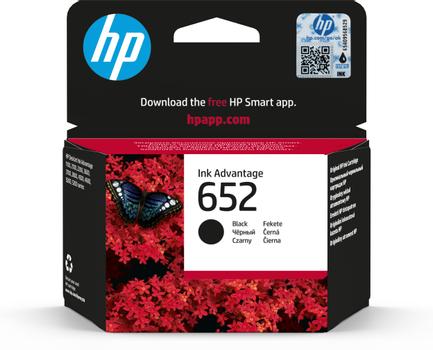 HP 652 - 6 ml - original - Ink Advantage - ink cartridge - for Deskjet 1110, 2130, 3630, ENVY 4520, Officejet 3830, 4650 (F6V25AE#BHL)
