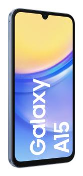 SAMSUNG Galaxy A15 SM-A155F 6.5 Inch Dual SIM 4GB RAM 128GB Storage Android 14 Blue Mobile Phone (SM-A155FZBDEUB)