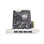 STARTECH 4-PORT USB-A PCIE CARD 5GBPS - 4X USB CONTROLLERS PCI EXPRESS C CTLR (P5Q4A-USB-CARD)
