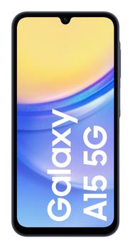 SAMSUNG g Galaxy A15 5G - 5G smartphone - dual-SIM - RAM 4 GB / Internal Memory 128 GB - microSD slot - OLED display - 6.5" - 2340 x 1080 pixels (90 Hz) - 3x rear cameras 50 MP, 5 MP, 2 MP - front camera 13 M (SM-A156BZKDEUB)