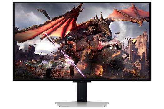 Samsung 32" Odyssey OLED G8 gamingskjerm LS32DG802 3840x2160 QD-OLED, 240hz, 0.03ms, 1m:1, HDR10, 2xHDMI/DP (LS32DG802SUXEN)