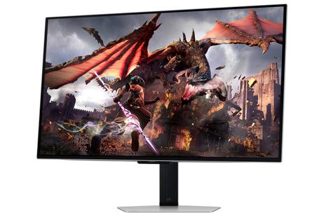 Samsung 32" Odyssey OLED G8 gamingskjerm LS32DG802 3840x2160 QD-OLED, 240hz, 0.03ms, 1m:1, HDR10, 2xHDMI/DP (LS32DG802SUXEN)
