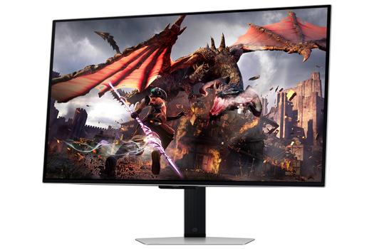 Samsung 32" Odyssey OLED G8 gamingskjerm LS32DG802 3840x2160 QD-OLED, 240hz, 0.03ms, 1m:1, HDR10, 2xHDMI/DP (LS32DG802SUXEN)