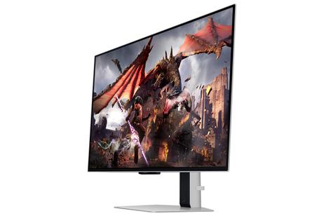 Samsung 32" Odyssey OLED G8 gamingskjerm LS32DG802 3840x2160 QD-OLED, 240hz, 0.03ms, 1m:1, HDR10, 2xHDMI/DP (LS32DG802SUXEN)