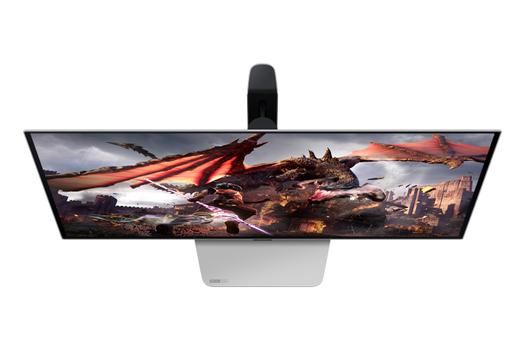 Samsung 32" Odyssey OLED G8 gamingskjerm LS32DG802 3840x2160 QD-OLED, 240hz, 0.03ms, 1m:1, HDR10, 2xHDMI/DP (LS32DG802SUXEN)