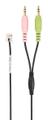 EPOS SENNHEISER UI Box to PC Cable Modular plug to two 3.5mm jack plug