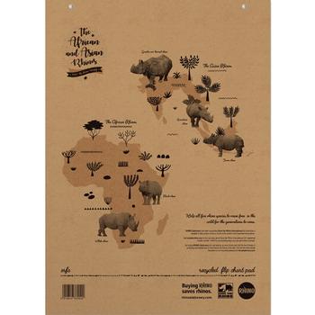 RHINO Recycled flipoverpapir 70g 81x58cm (SREFC*5)