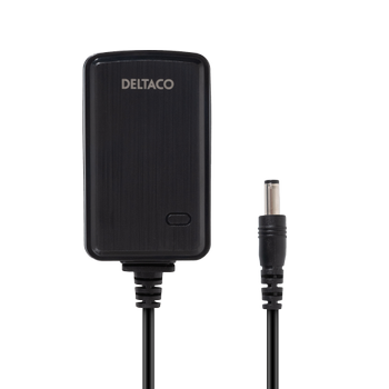 DELTACO power supply, 100-240 V to 12V 2A, black (PS12-20B)