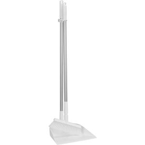 VIKAN Fejebakkesæt,  Vikan, hvid, aluminium/ polyester/ PP,  med langt skaft og kost, medium *Denne vare tages ikke retur* (1000026304)