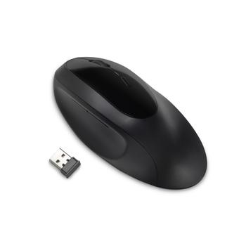 KENSINGTON n Pro Fit Ergo Wireless Mouse - Mouse - ergonomic - 5 buttons - wireless - 2.4 GHz, Bluetooth 4.0 LE - USB wireless receiver - black - retail (K75404EU)