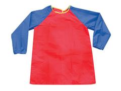 PLAYBOX Maleforkle PLAYBOX 3-5 år 57cm rød/blå