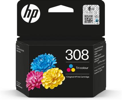 HP HP/Ink 308 Tri-color Original Ink Cart (7FP20UE#301)