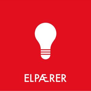 _ Piktogram,  6x6cm, rød, folie, til elpærer, selvklæbende (1999918302)