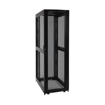 TRIPP LITE 42U Rack Enclosure Server Cabinet Doors No Sides 3000lb Capacity - Rack skåp - svart - 42U - 19" (SR42UBEXP)