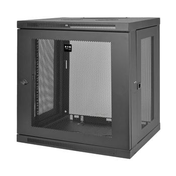 TRIPP LITE 12U Wall Mount Rack Enclosure Server Cabinet w/ Door & Side Panels - Rack skåp - väggmontering - svart - 12U - 19" (SRW12U)
