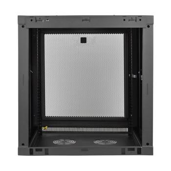 TRIPP LITE 12U Wall Mount Rack Enclosure Server Cabinet w/ Door & Side Panels - Rack skåp - väggmontering - svart - 12U - 19" (SRW12U)