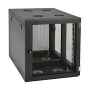 TRIPP LITE 12U Wall Mount Rack Enclosure Server Cabinet Side Mount Wallmount - Rack skåp - väggmontering - svart - 12U - 19"