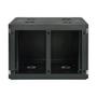 TRIPP LITE 12U Wall Mount Rack Enclosure Server Cabinet Side Mount Wallmount - Rack skåp - väggmontering - svart - 12U - 19" (SRW12UHD)