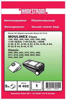 HANESTRÖM Dammsugarpåsar MOULINEX CLEAN (H402)