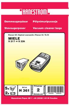 HANESTRÖM Dammsugarpåsar MIELE S 217- S 226 (H361)