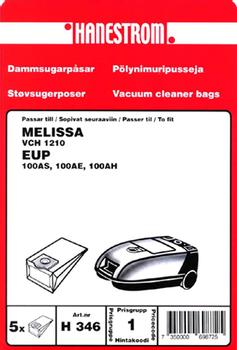 HANESTRÖM Dammsugarpåsar MELISSA VCH1210, EUP100AS/ AE/ AH (H346)
