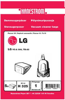 HANESTRÖM Dammsugarpåsar LG V-CA500 TB-A5 (H325)