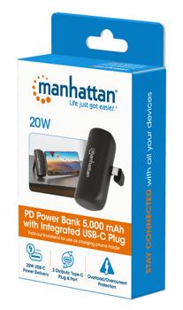 MANHATTAN Power Bank with integrated  (102612)