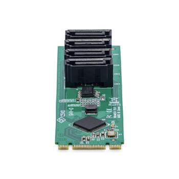 STARTECH 4-PORT M.2 TO SATA ADAPTER - M.2 PCIE 3.0 TO SATA EXPANSION C CABL (4P-SATA-M2-ADAPTER)