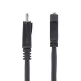 StarTech 3ft DisplayPort Panel Mount Cable - F/M - DisplayPort-kabel - DisplayPort (hann) til DisplayPort (hunn) - 91.4 cm - låst, formstøpt - svart - for P/N: DP2MDPMF6IN (DPPNLFM3)