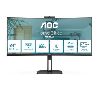AOC CU34V5C34IN 86.360CM  VA (CU34V5C)