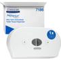 KIMBERLY-CLARK Dispenser, Kimberly-Clark Aquarius, Midi, 13,3x46,4x27,4cm, hvid, plast, til toiletpapir med centertræk