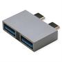 ROLINE USB3.2Gen1 Adapter 2xC(M) - 