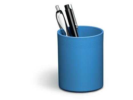 DURABLE ECO Desk Pen Pot & Pencil Holder 80% Recycled Plastic Blue - 775906 (775906)