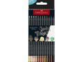 FABER-CASTELL Buntstifte Black Edition Skin Tones 12er