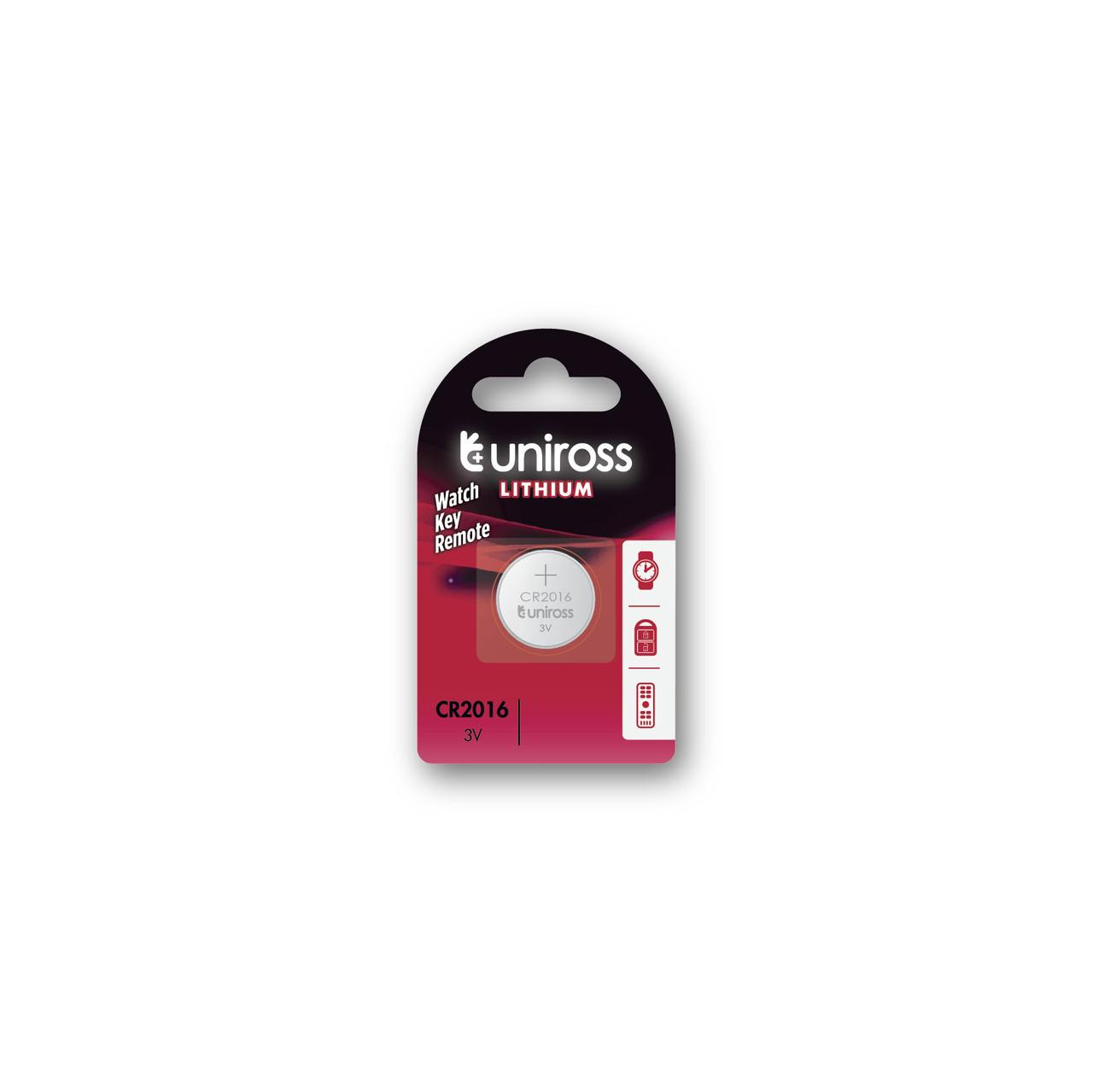 UNIROSS Lithium Button CR2016 3V - BL1