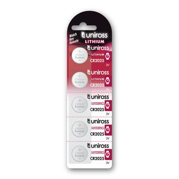 UNIROSS Lithium Button CR2025 3V - SP5 (U5CR2025)
