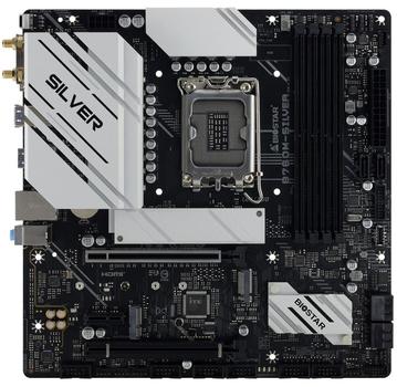 BIOSTAR Motherboard Intel B760 Lga (B760M-SILVER)