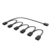 AKASA 1-To-6 aRGB LED splitter cable, 85cm