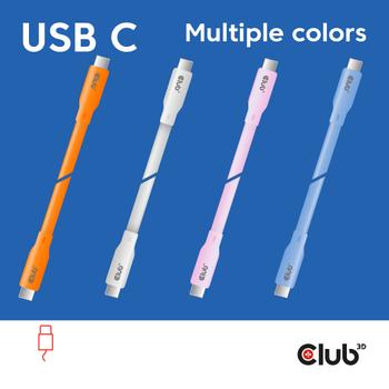 CLUB 3D Usb C Cable White (CAC-3001)