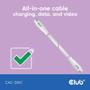 CLUB 3D Usb C Cable White (CAC-3001)