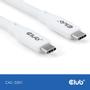 CLUB 3D Usb C Cable White (CAC-3001)