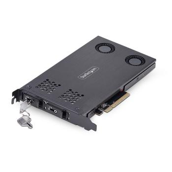 STARTECH DUAL M.2 NVME SSD TO PCIE X8 - REMOVABLE MOBILE RACK/ BACKPLANE INT (2M2-REMOVABLE-PCIE)
