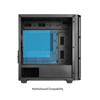 CHIEFTEC Computer Case Mini Tower Black (AZ-01B-OP)