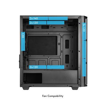 CHIEFTEC Computer Case Mini Tower Black (AZ-01B-OP)
