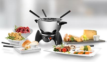 UNOLD FONDUE SET - fonduegryde - sor (48615)